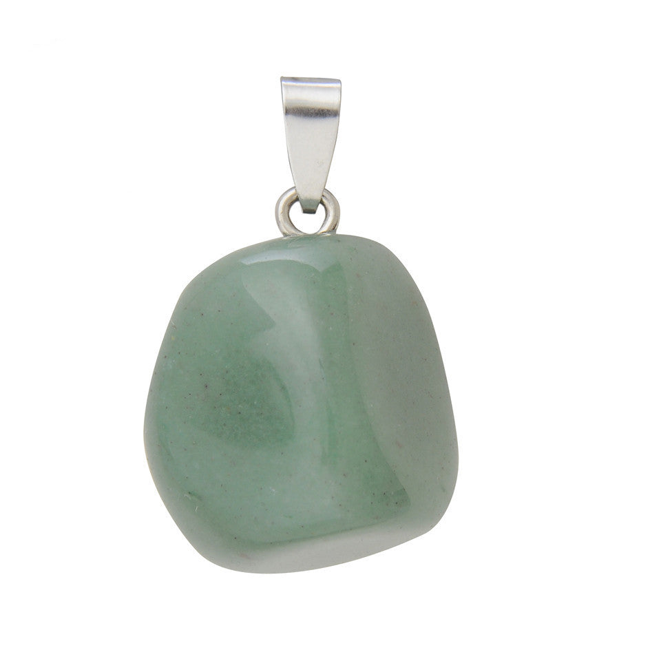 Natural Stone Crystal Random Stone Necklace Pendant