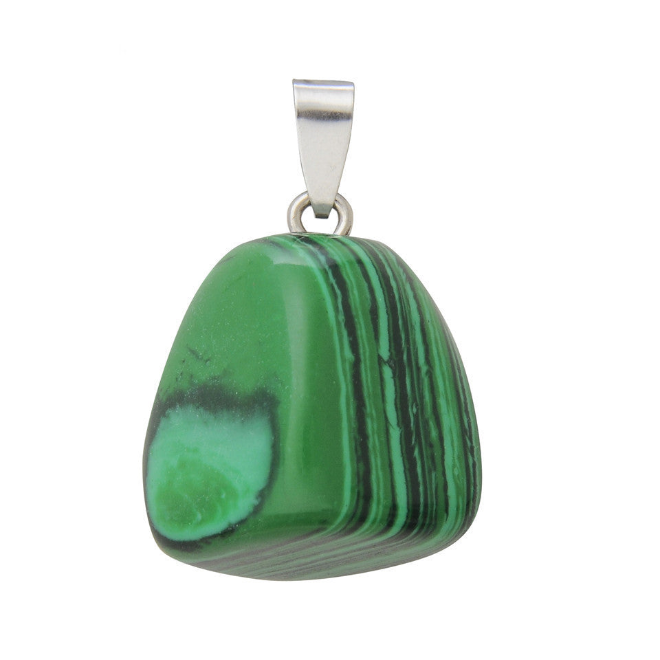 Natural Stone Crystal Random Stone Necklace Pendant