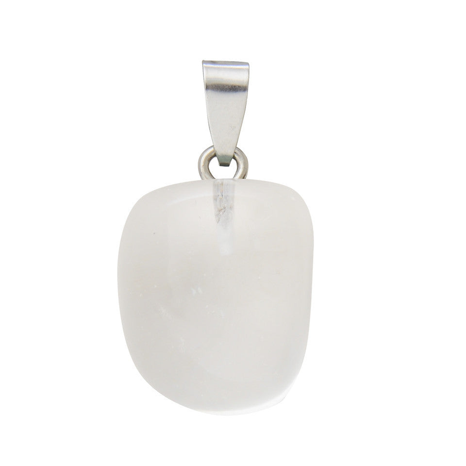 Natural Stone Crystal Random Stone Necklace Pendant