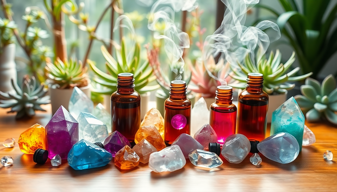 Discover the Synergy of Healing Crystals and Essential Oils