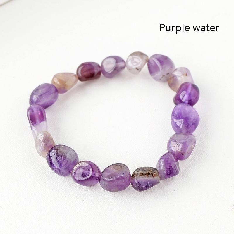 Natural Crystal Stone Rolling Bracelet