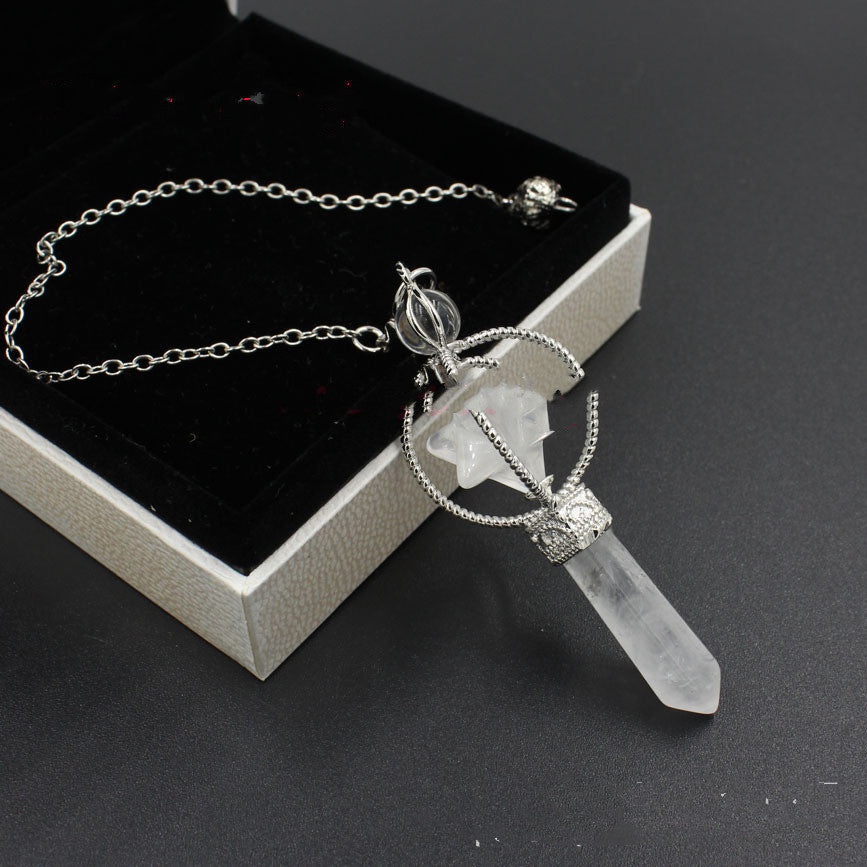 Natural Gemstones Merkaba Pendulum Healing Crystal: Unlock Your Intuition