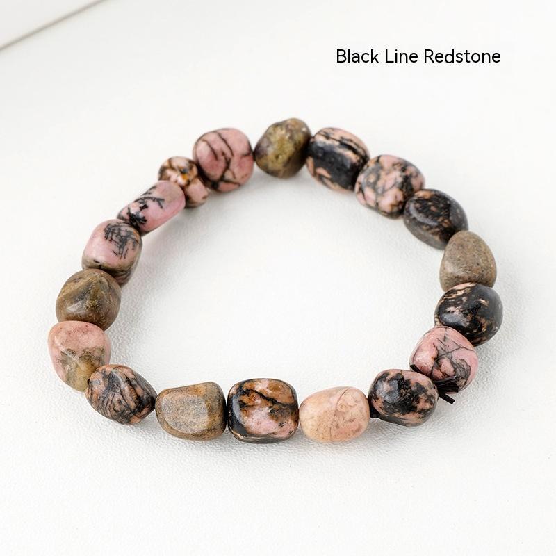 Natural Crystal Stone Rolling Bracelet