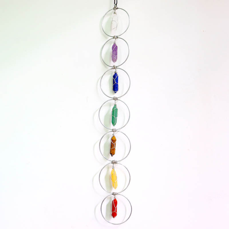 Crystal Stone Wind Chime Pendant