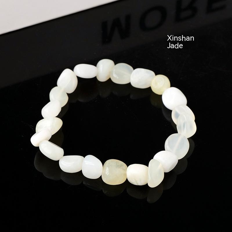 Natural Crystal Stone Rolling Bracelet