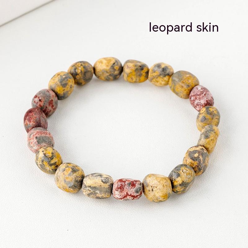 Natural Crystal Stone Rolling Bracelet