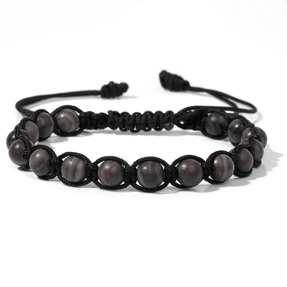 Natural Stone Crystal Beads Bracelet