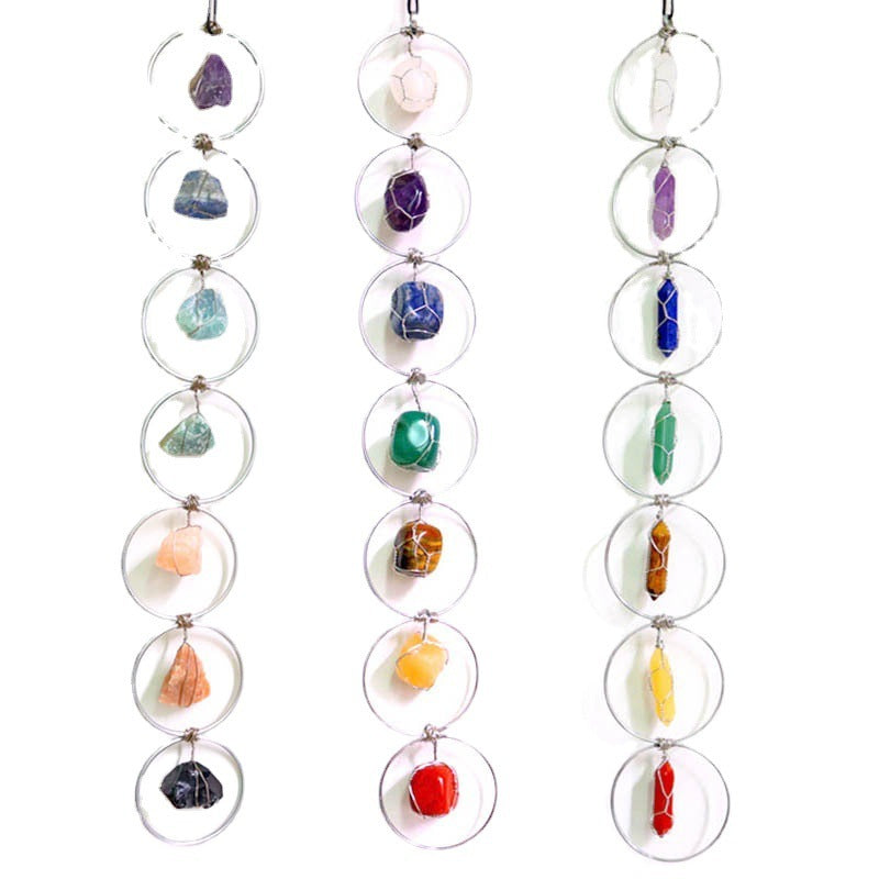 Crystal Stone Wind Chime Pendant