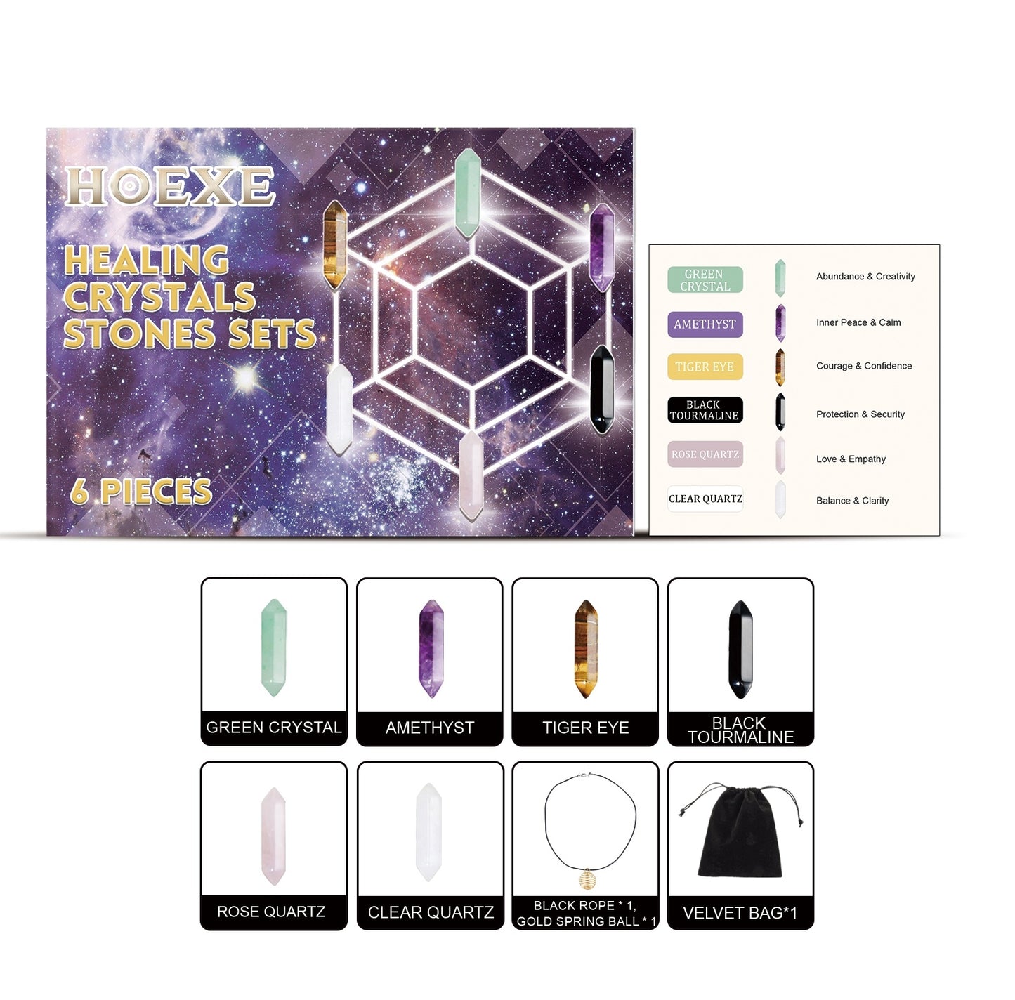 Healing Crystals Stones Sets