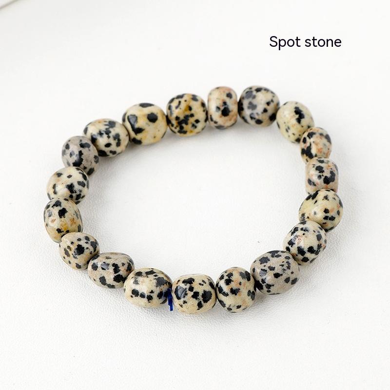 Natural Crystal Stone Rolling Bracelet