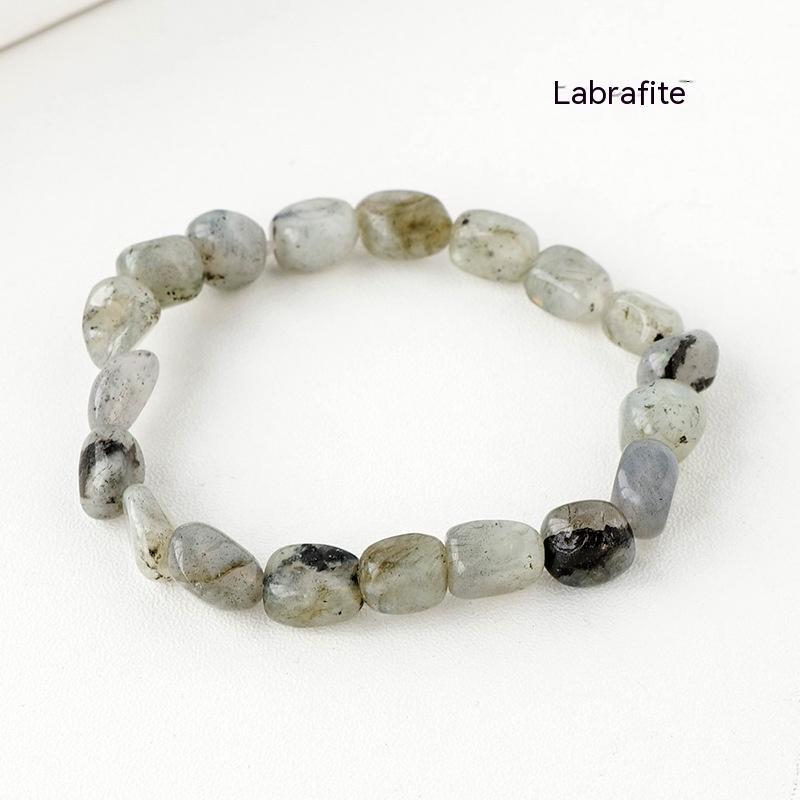 Natural Crystal Stone Rolling Bracelet