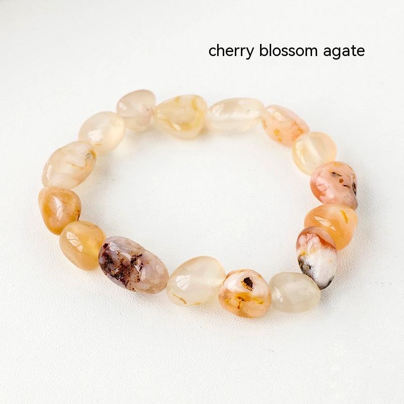 Natural Crystal Stone Rolling Bracelet