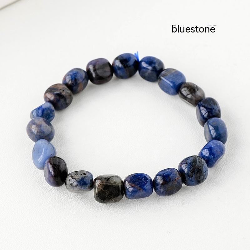 Natural Crystal Stone Rolling Bracelet