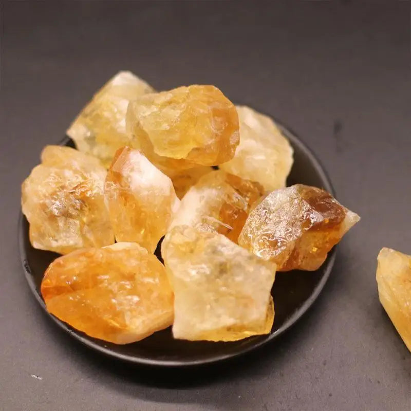 Natural Brazilian Citrine Unprocessed Citrine Rough Specimen Mineral Gifts Home And Stone Collection Decoration