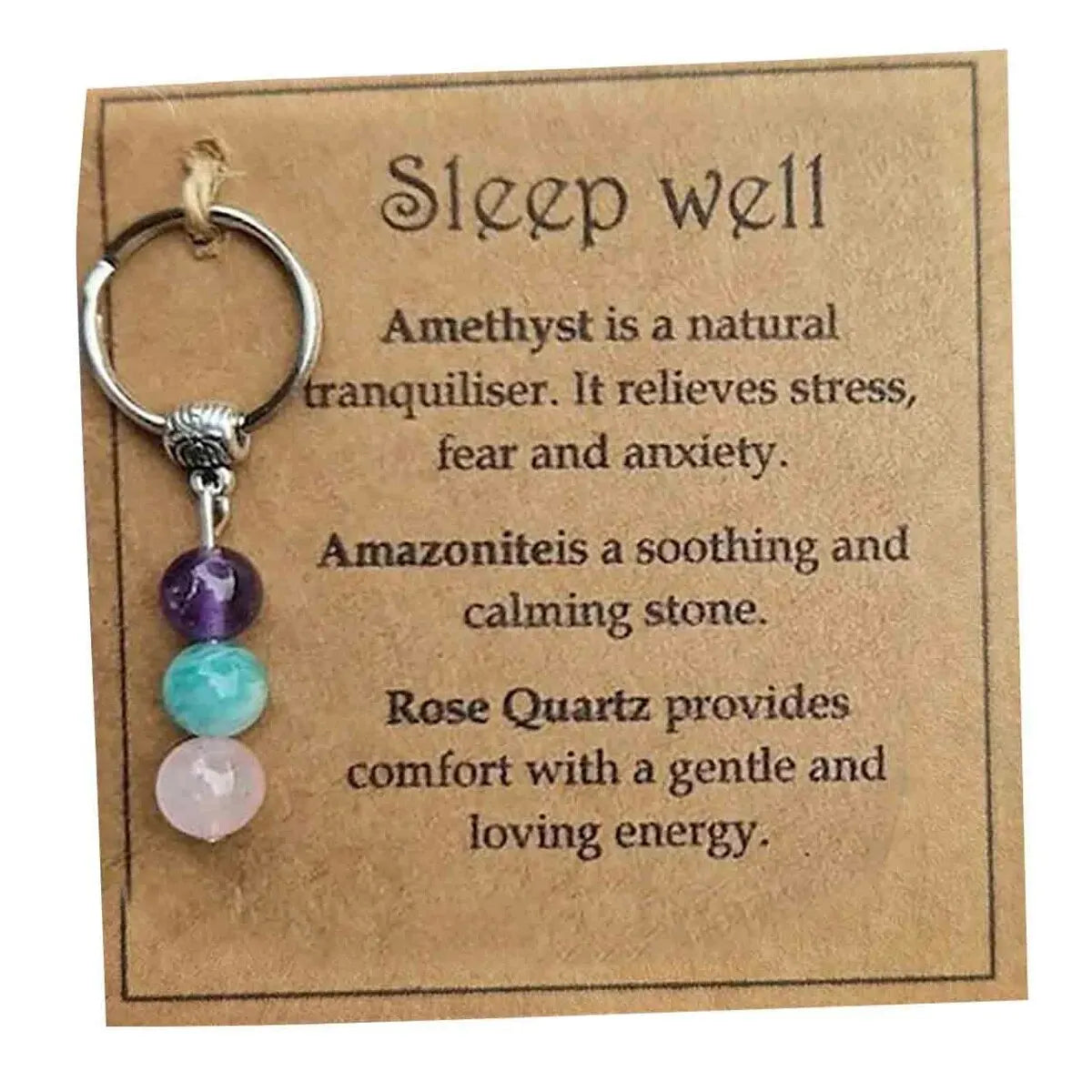 Healing Gemstone Keychain – A Crystal for Courage, Protection, and Self-Love for a Bright Future