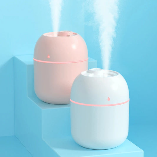 Portable USB Ultrasonic Air Humidifier & Essential Oil Diffuser