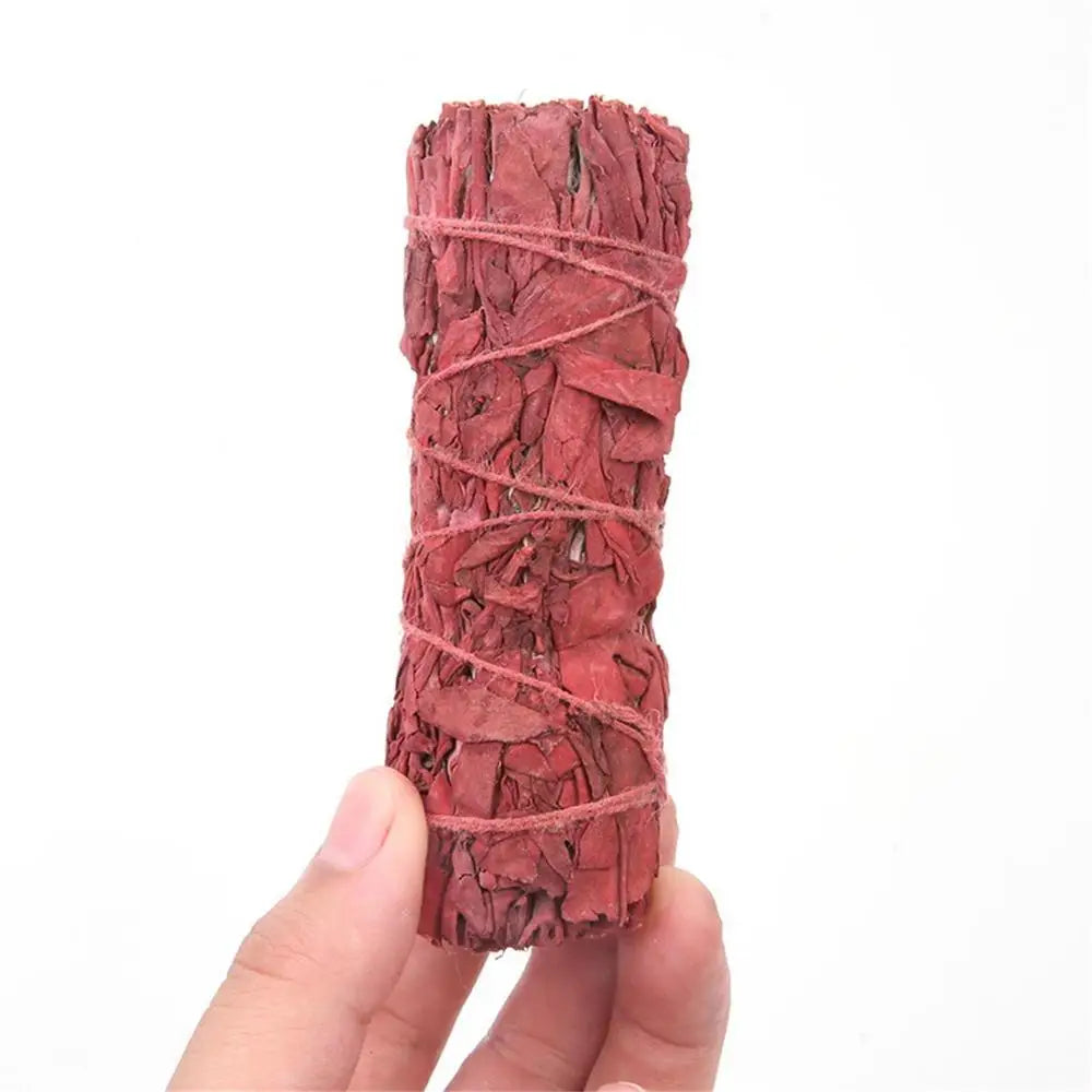 Red Sage & Dragon Blood Smudge Stick for Cleansing