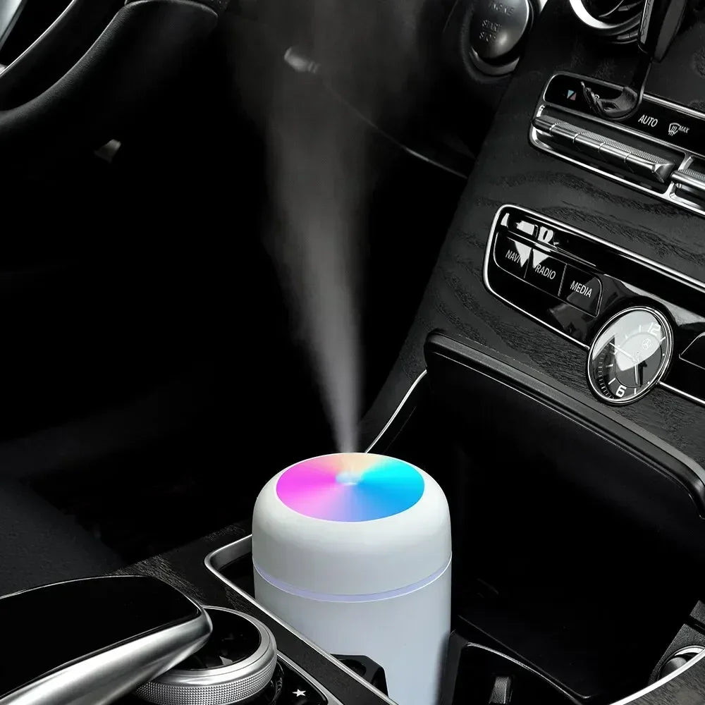 Compact LED Mini Humidifier & Essential Oil Diffuser