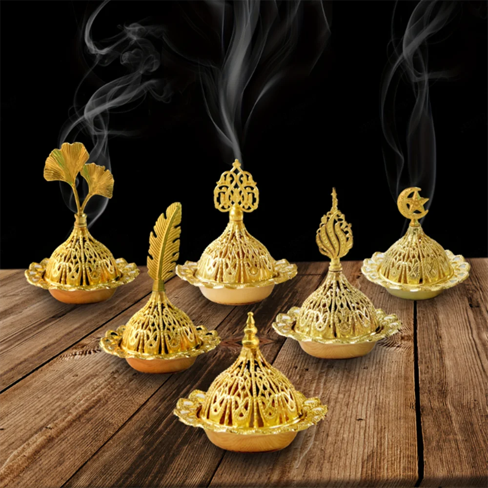 Mini Crown Incense Stick Burner Holder