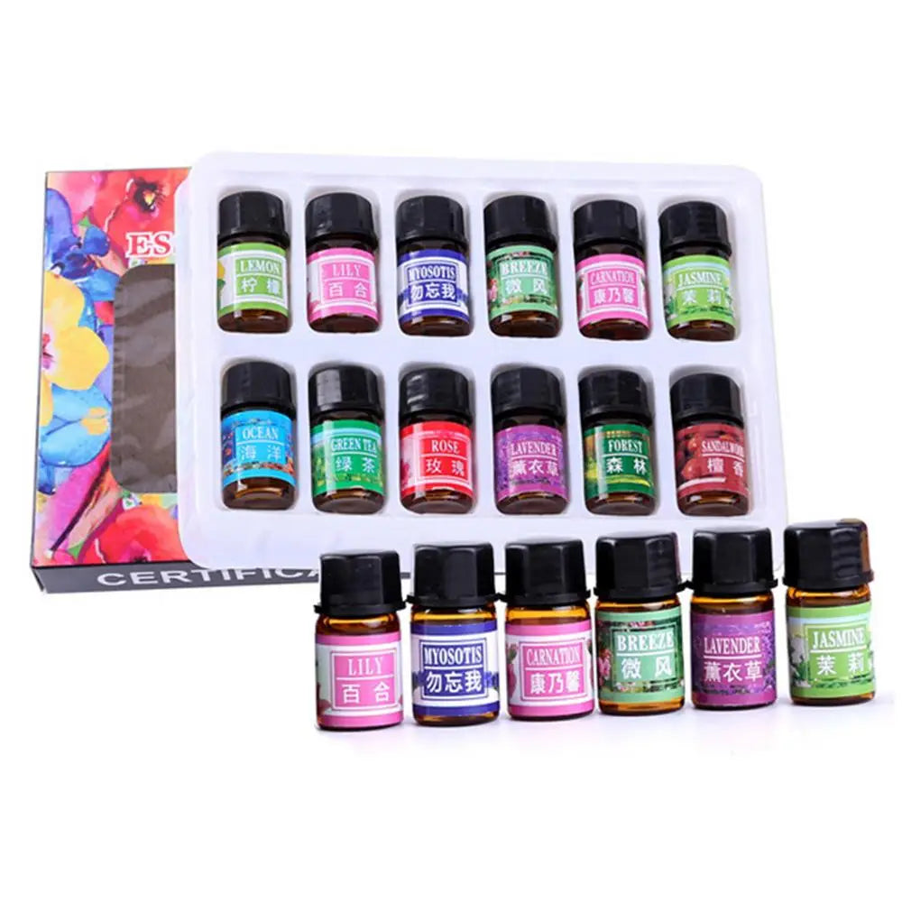 Essential Oil Set - Natural Oils for Mindfulness