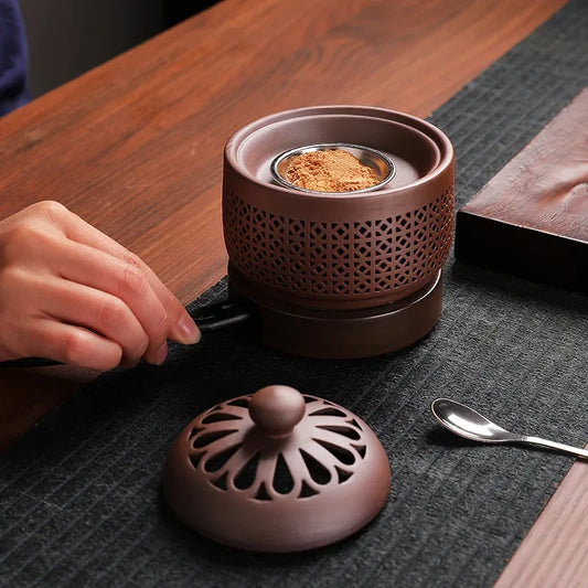 Enamel Incense Burner - Timed Temp Essential Oil Heater