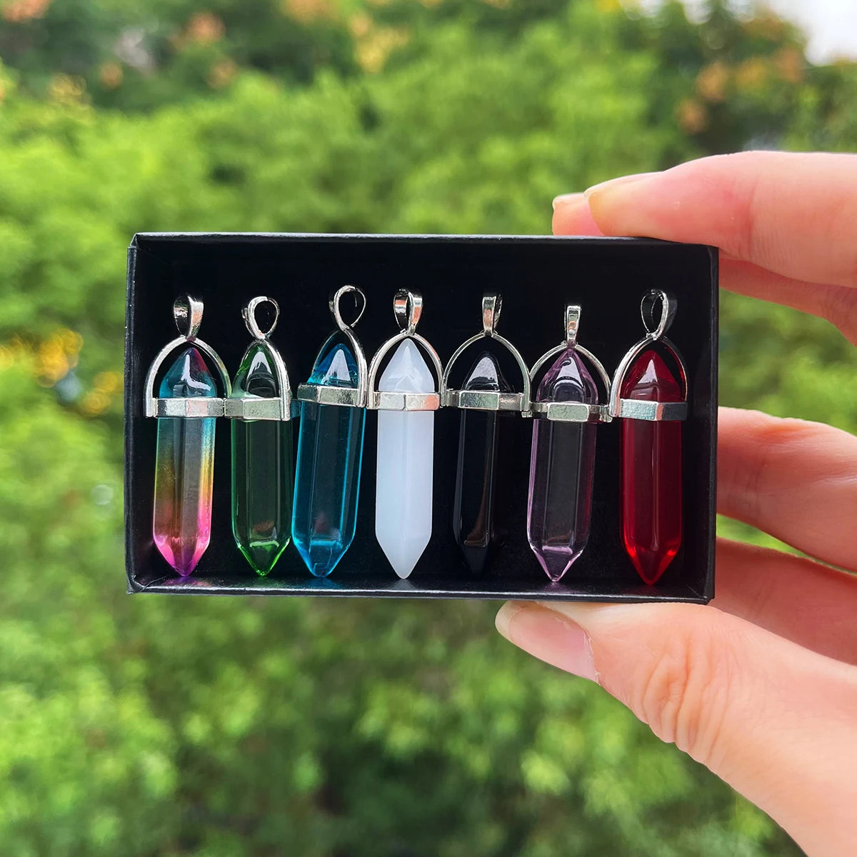 7-Pieces Set of Chakra Healing Crystals