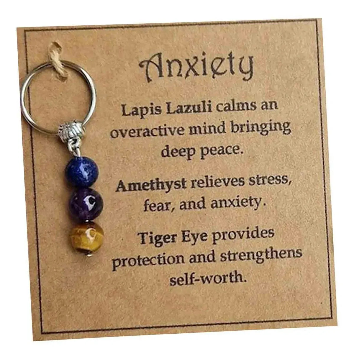 Healing Gemstone Keychain – A Crystal for Courage, Protection, and Self-Love for a Bright Future