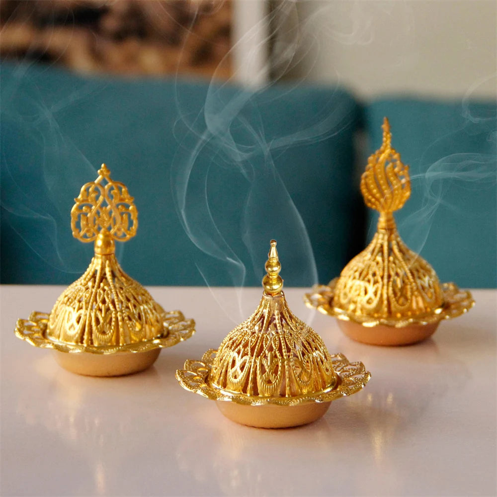 Mini Crown Incense Stick Burner Holder