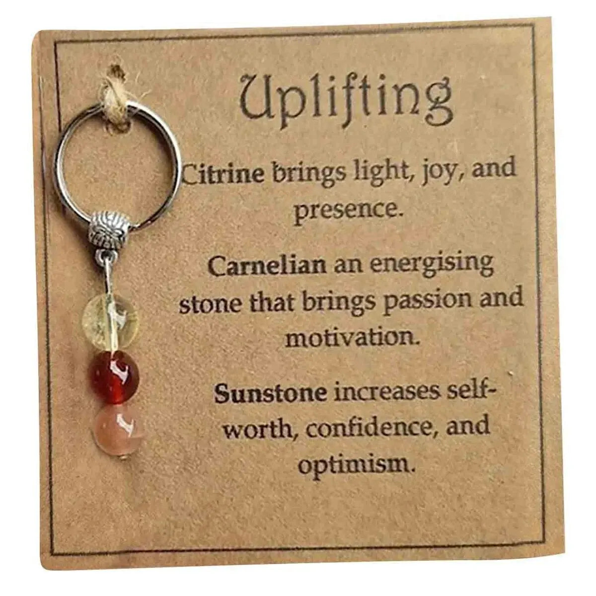 Healing Gemstone Keychain – A Crystal for Courage, Protection, and Self-Love for a Bright Future