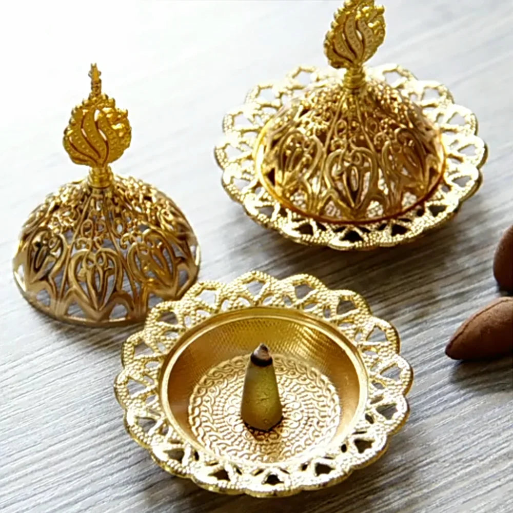 Mini Crown Incense Stick Burner Holder