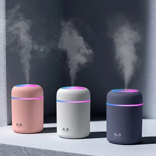 Compact LED Mini Humidifier & Essential Oil Diffuser