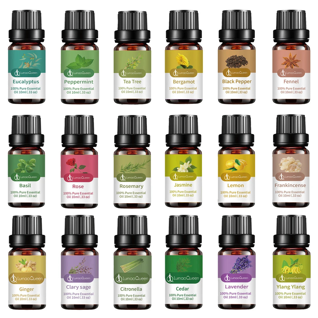 Pure Aromatherapy Essential Oils Set