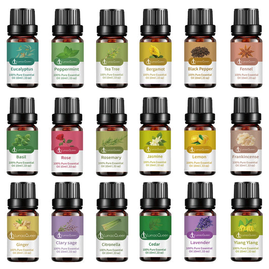 Pure Aromatherapy Essential Oils Set