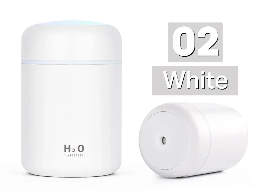 Compact LED Mini Humidifier & Essential Oil Diffuser