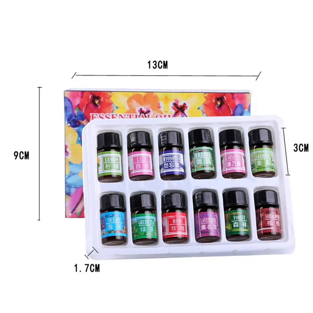 Essential Oil Set - Natural Oils for Mindfulness