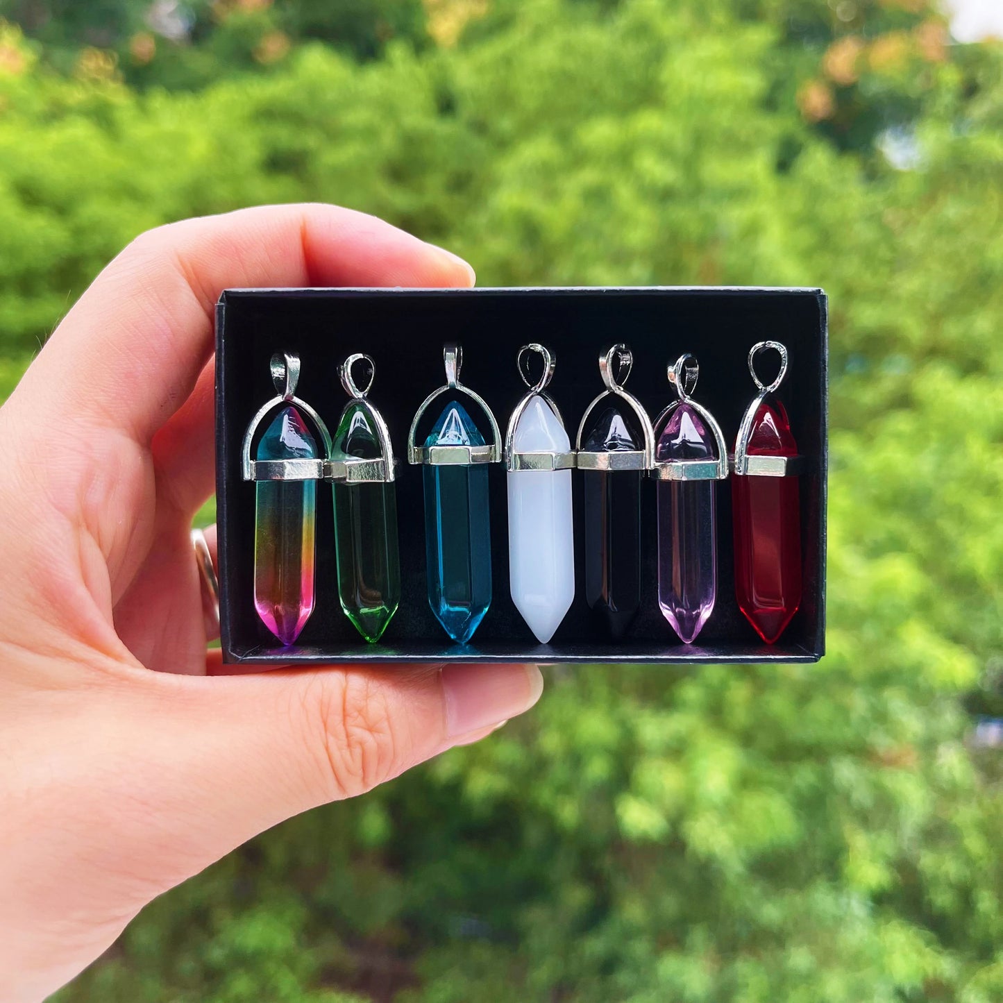 7-Pieces Set of Chakra Healing Crystals