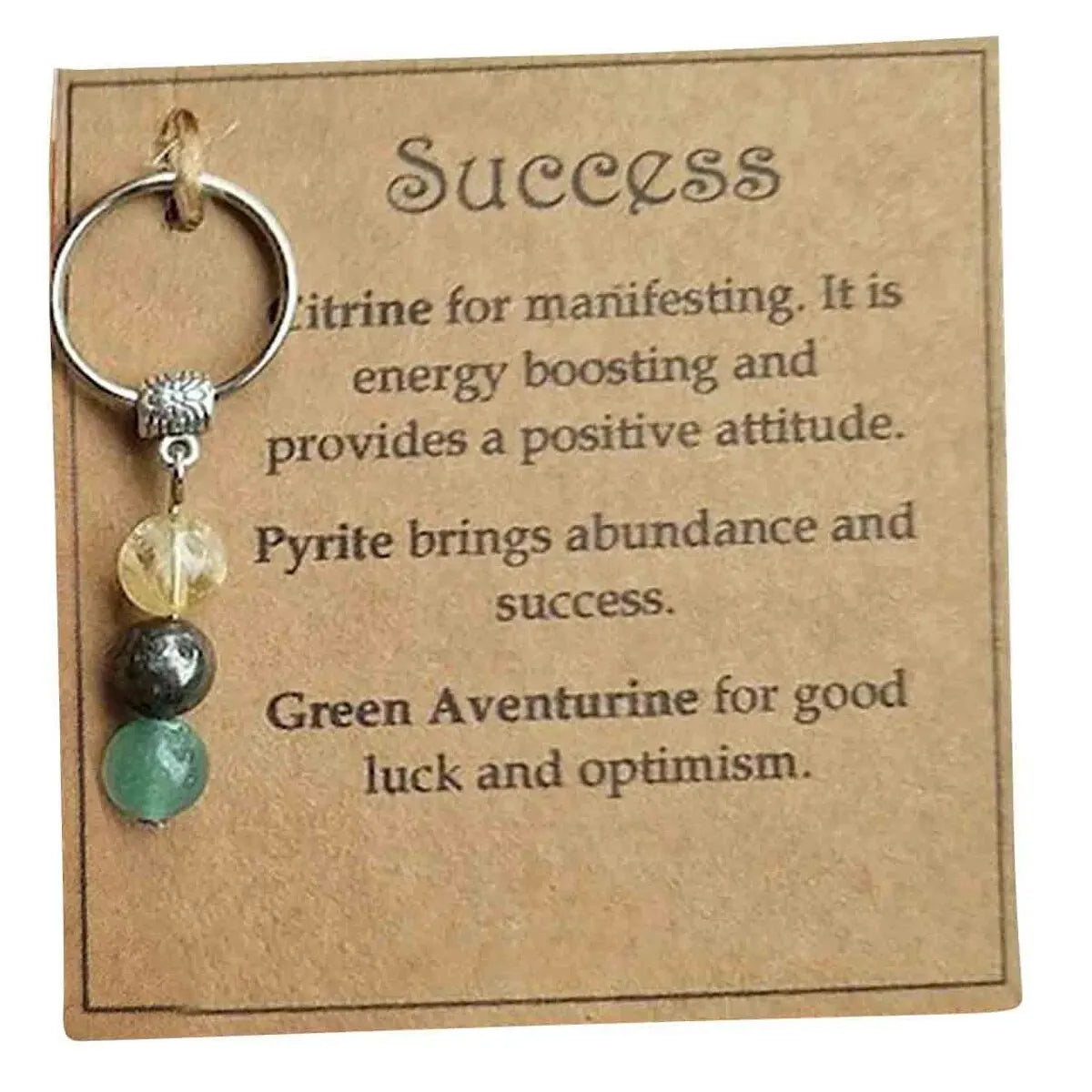 Healing Gemstone Keychain – A Crystal for Courage, Protection, and Self-Love for a Bright Future