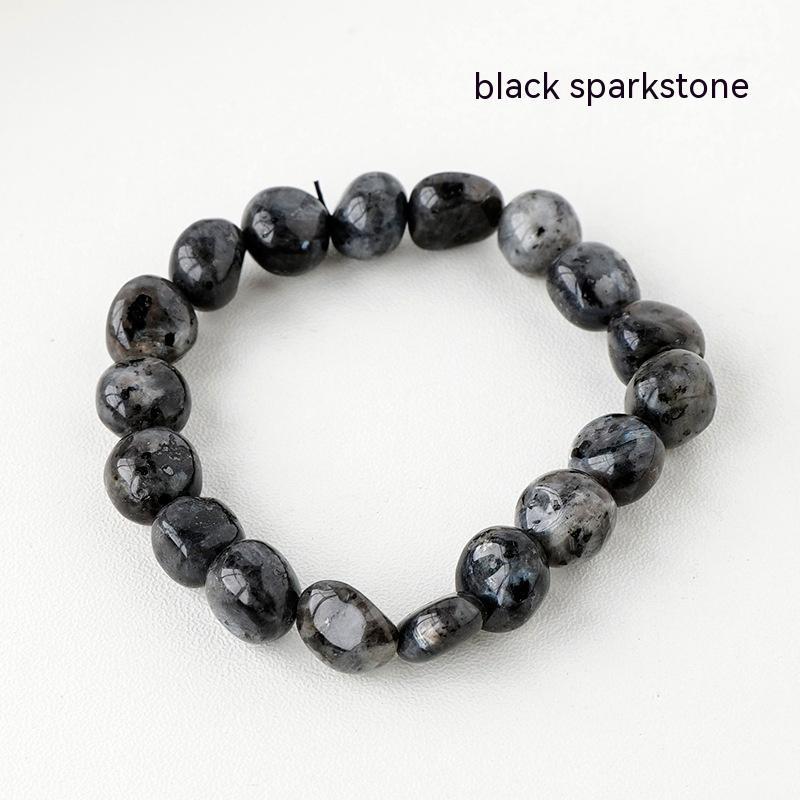 Natural Crystal Stone Rolling Bracelet