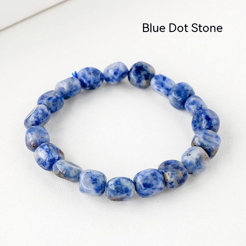 Natural Crystal Stone Rolling Bracelet