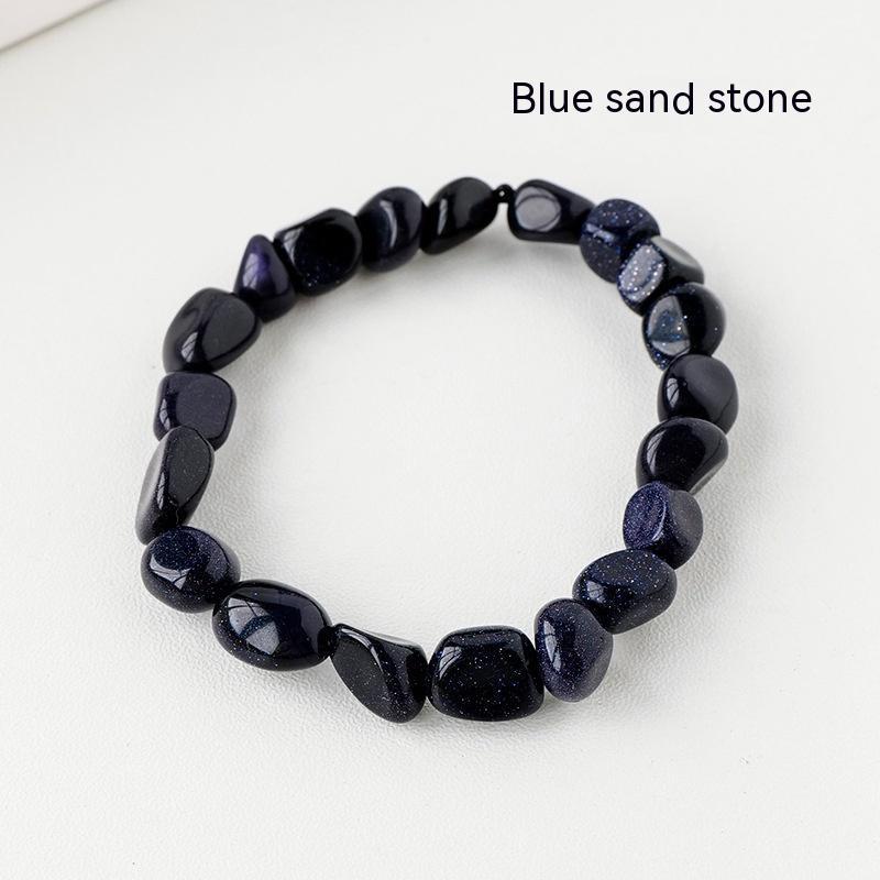 Natural Crystal Stone Rolling Bracelet