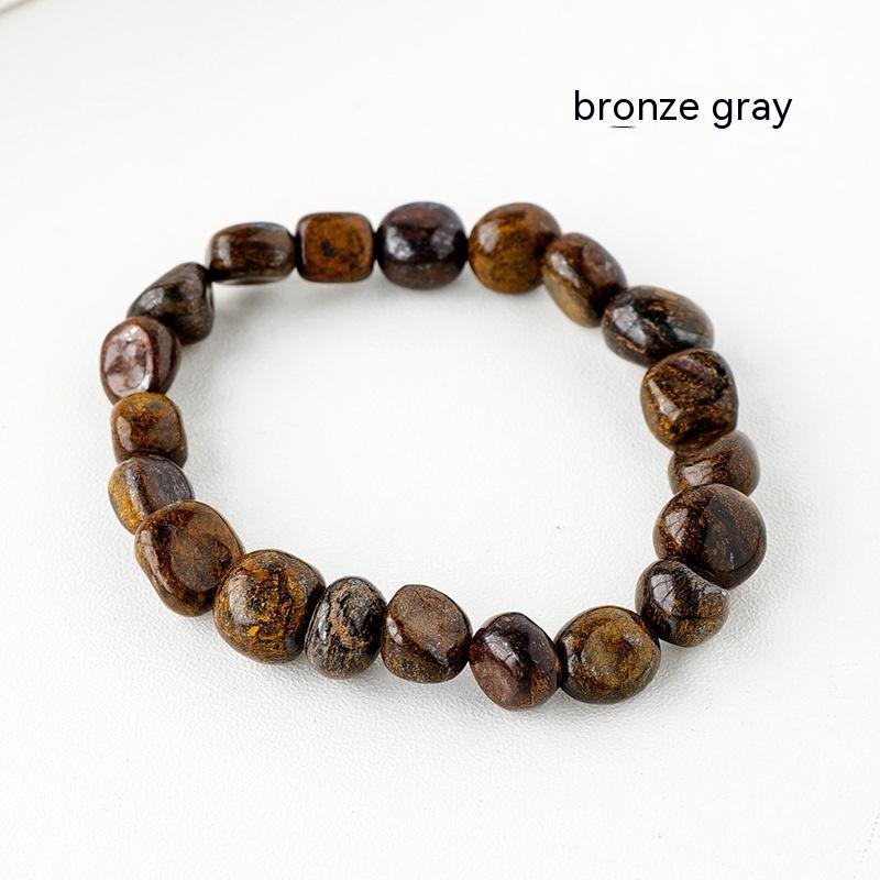 Natural Crystal Stone Rolling Bracelet