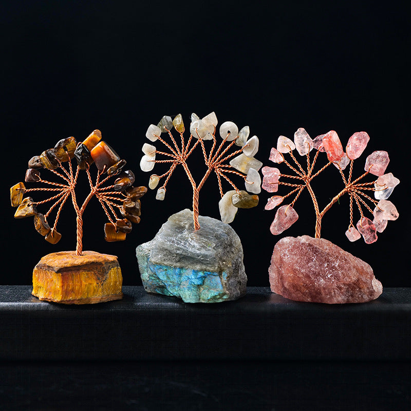 Vibrant Natural Crystal Stone Ornaments