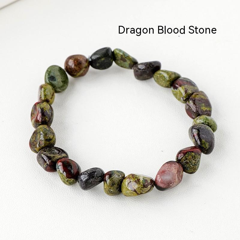 Natural Crystal Stone Rolling Bracelet