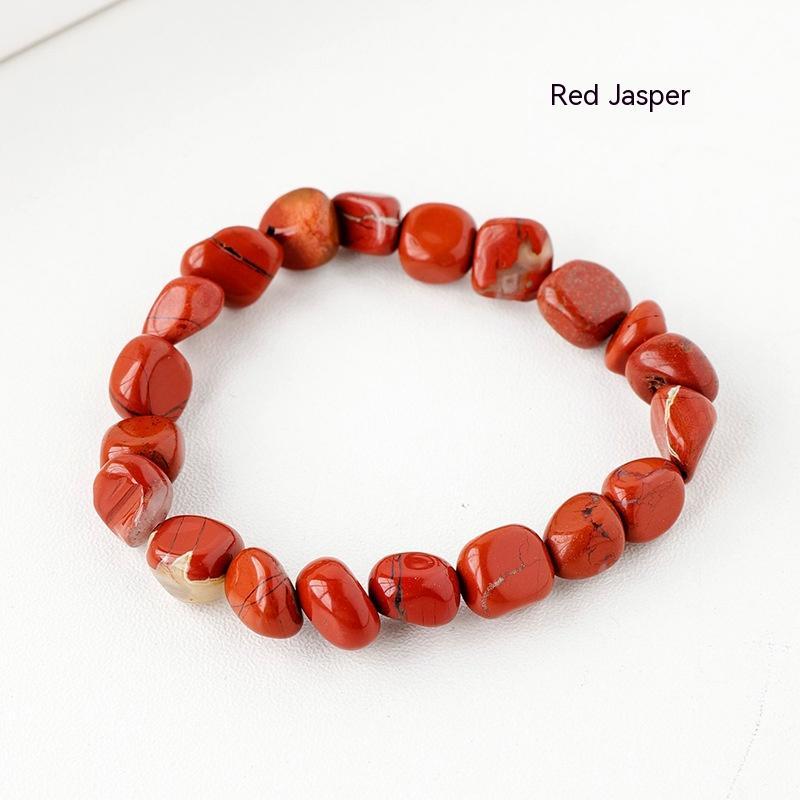 Natural Crystal Stone Rolling Bracelet